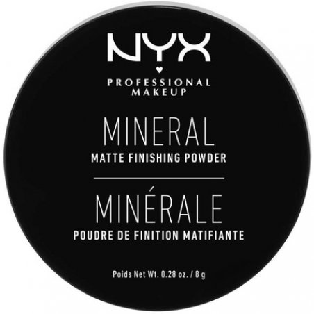 NYX Professional Makeup Mineral Finishing Powder Matte Finish Oil Absorbing Vegan Formula Light/Medium 01 - Loose Format