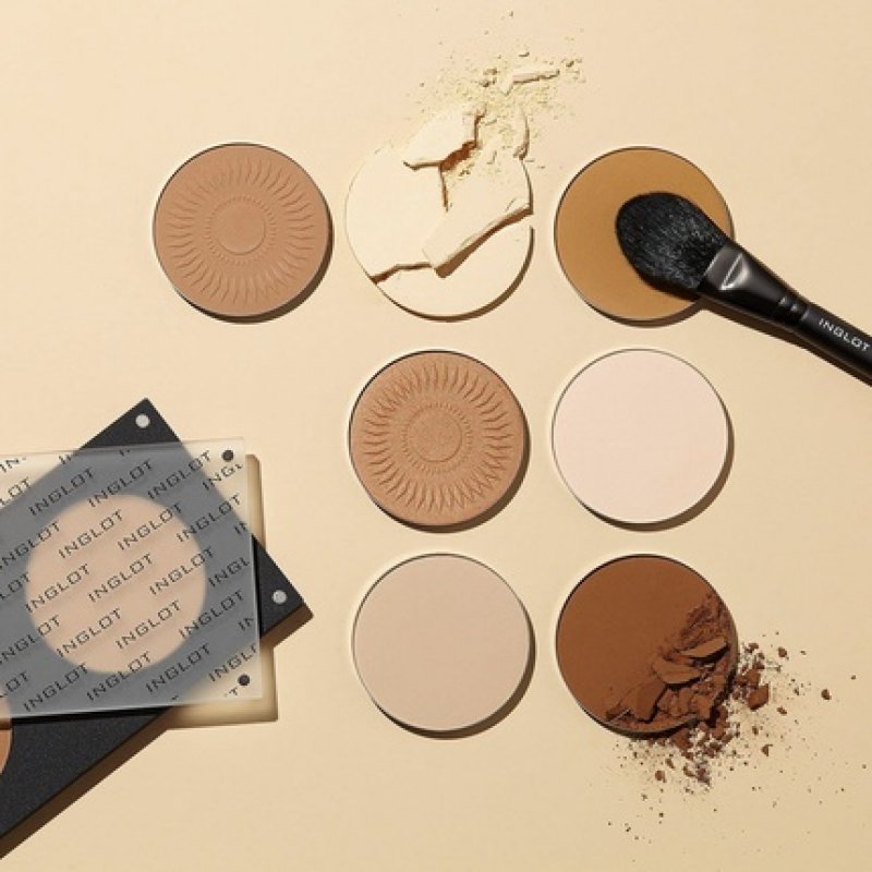 Inglot Professional Makeup Brushes for Rouge, Foundation, and Concealer - 4SS