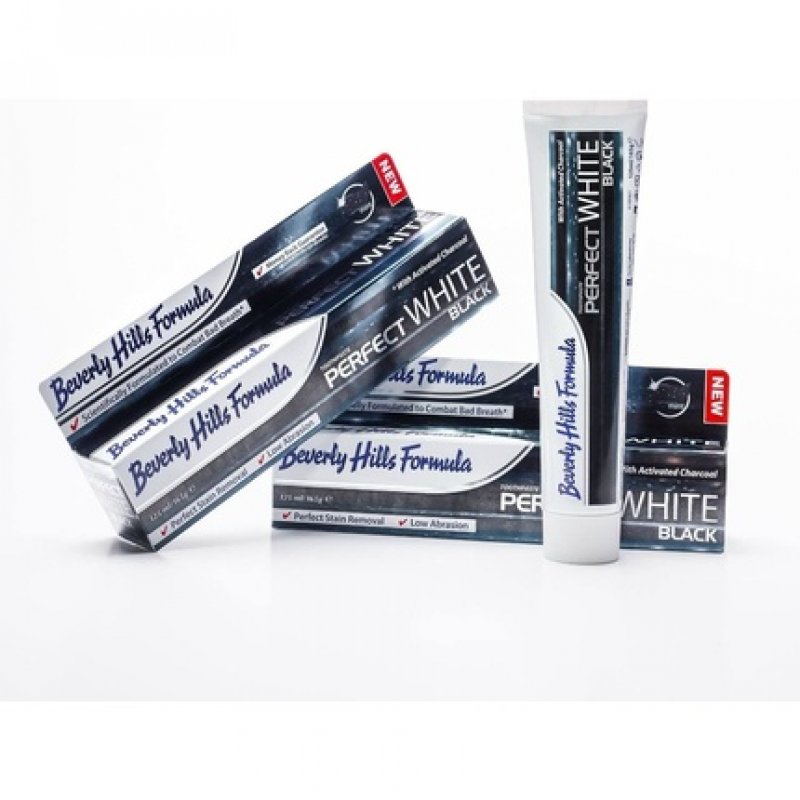 Beverly Hills Formula Perfect White Black Teeth Whitening Toothpaste 100ml