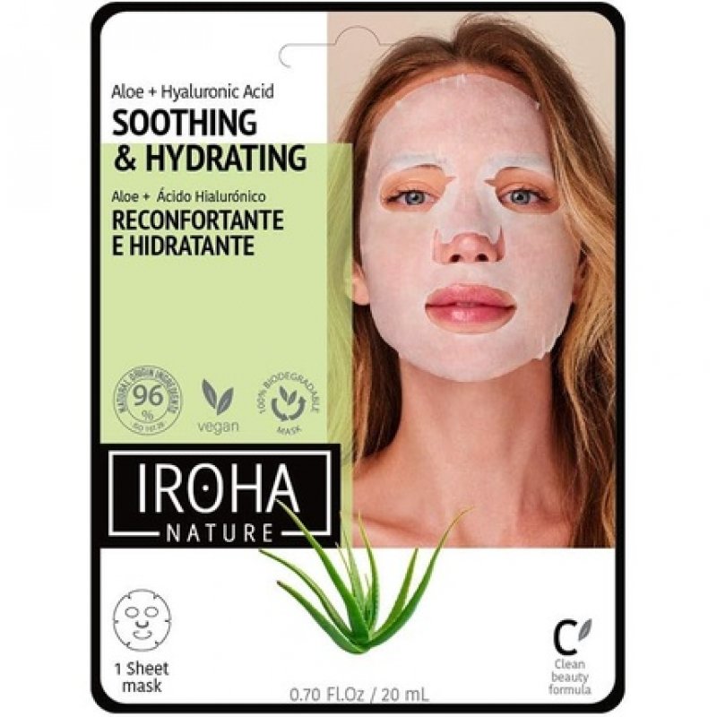 Iroha Nature Moisturizing Sheet Mask Aloe Vera