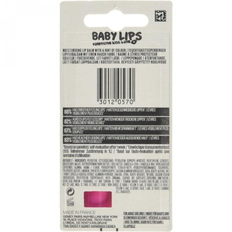 Gemey Maybelline Baby Lips Lipstick 15 Apple of Love 24ml