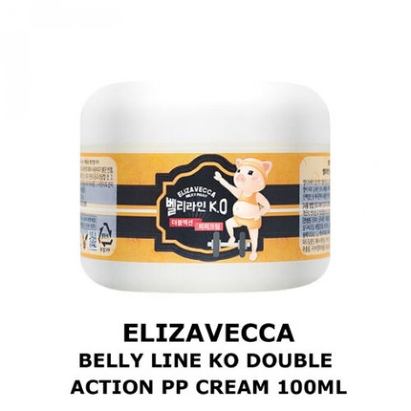 Elizavecca Belly Line KO Double Action PP Cream 100ml Moisturizing Daily Care