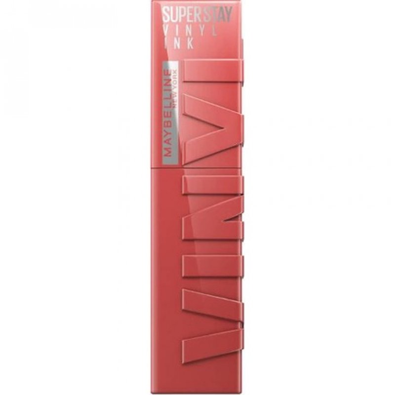 Maybelline New York Lip Color Smudge-Free Long Lasting Liquid Lipstick Shine Finish SuperStay Vinyl Ink 16h 15 Peachy