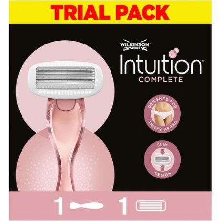 Wilkinson Sword Intuition Complete For Women Smooth Shave Razor Handle 1 Blade Refill 1 Count