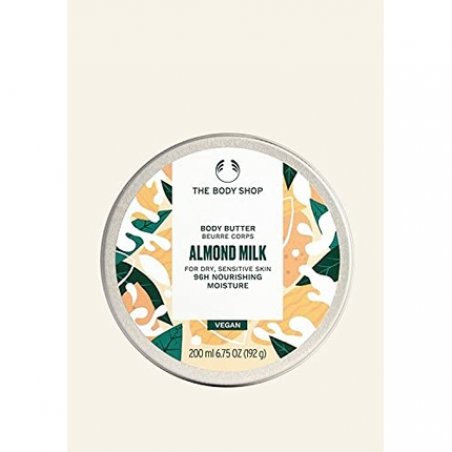 The Body Shop Almond Milk Body Butter for Dry Sensitive Skin 96H Nourishing Moisture 200ml