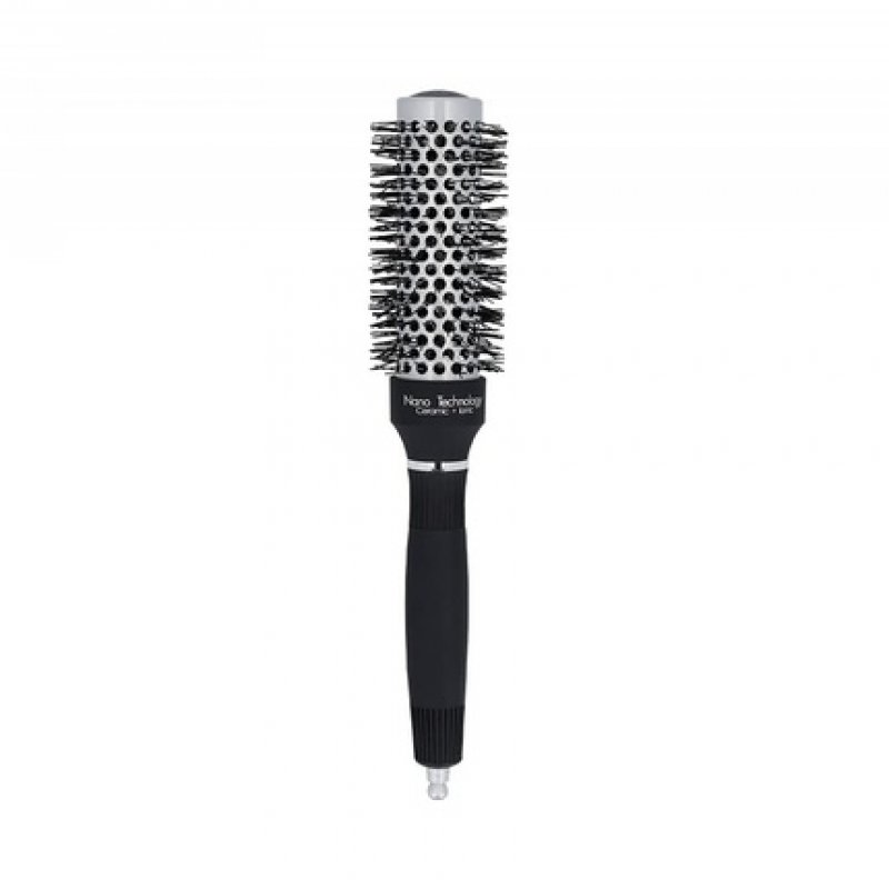 T4B LUSSONI Simple Care Styling Hairbrush with Removable Sectioning Tip and Ceramic Coating 32mm