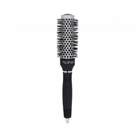 T4B LUSSONI Simple Care Styling Hairbrush with Removable Sectioning Tip and Ceramic Coating 32mm