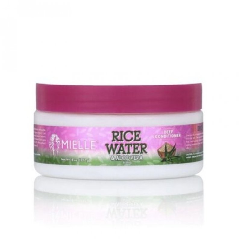 Mielle Rice Water & Aloe Vera Blend Deep Conditioner for Hair 8oz