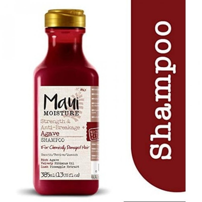 Maui Moisture Vegan Agave Aloe Vera Shampoo for Damaged Hair and Chemically Treated Hair 385ml