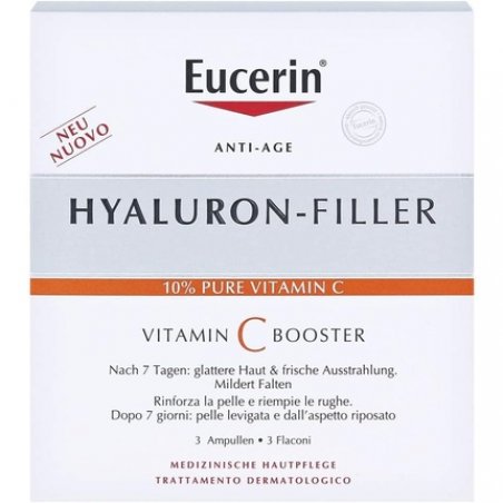 Eucerin Hyaluron-Filler Vitamin C Booster Anti-Aging Serum - Pack of 3