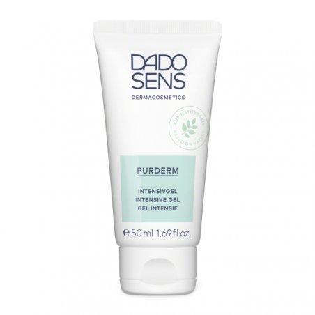 Dado Sens PurDerm Intensive Gel 50ml for Intensive Care of Impure Skin - Therapy Support for Acne & Late Acne