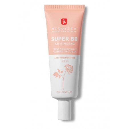 Erborian Super BB Cream with Ginseng Full Coverage BB Cream for Acne Prone Skin 40ml
