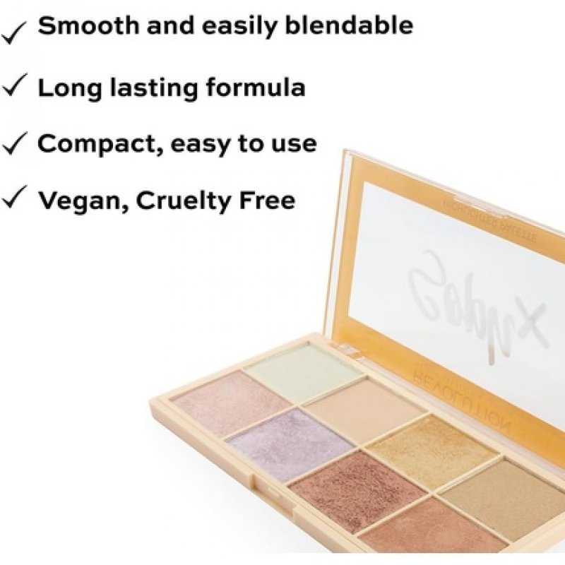 Revolution Soph Highlighter Palette 8 x 2g - Mixed