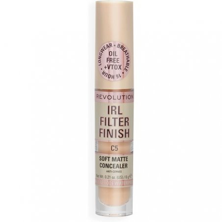 Makeup Revolution IRL Filter Finish Concealer Medium to Full Coverage 6g C5