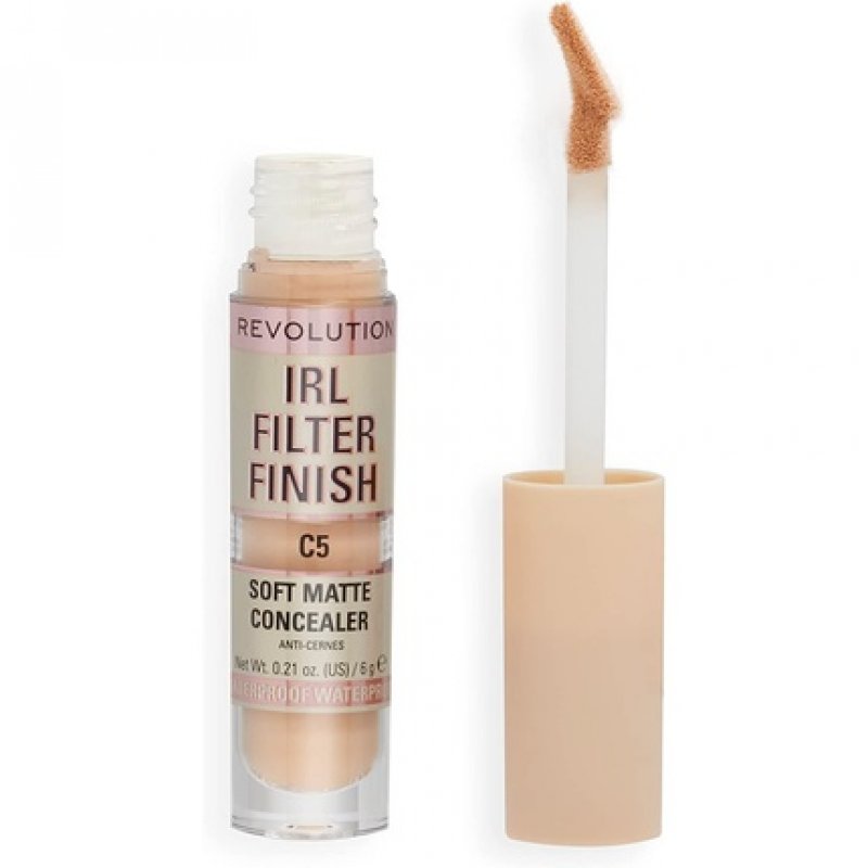 Makeup Revolution IRL Filter Finish Concealer Medium to Full Coverage 6g C5
