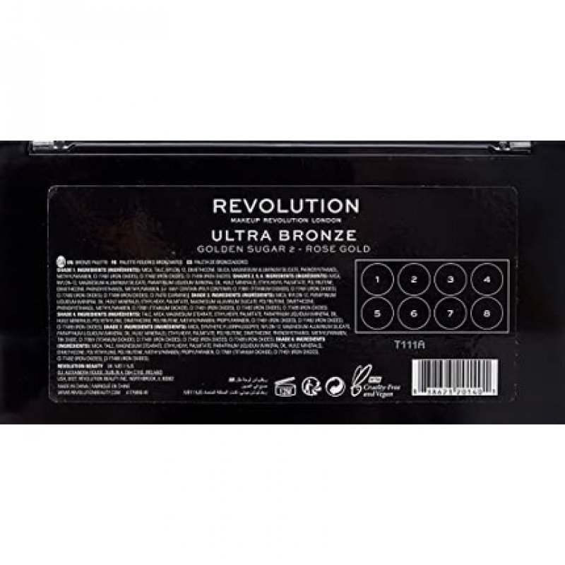 Revolution Ultra Blush Golden Sugar 2 Multi-Colored Palette 1.6g