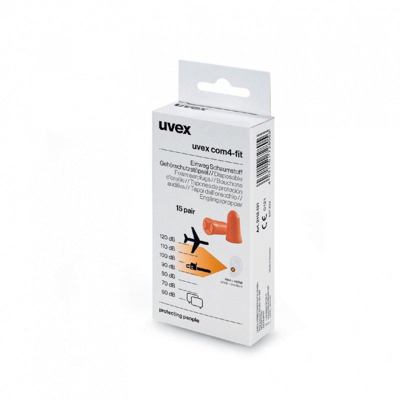 Uvex 2112131 bouchon d'oreille anti-bruit Bouchons d'oreilles réutilisables Orange 15 pièce(s)