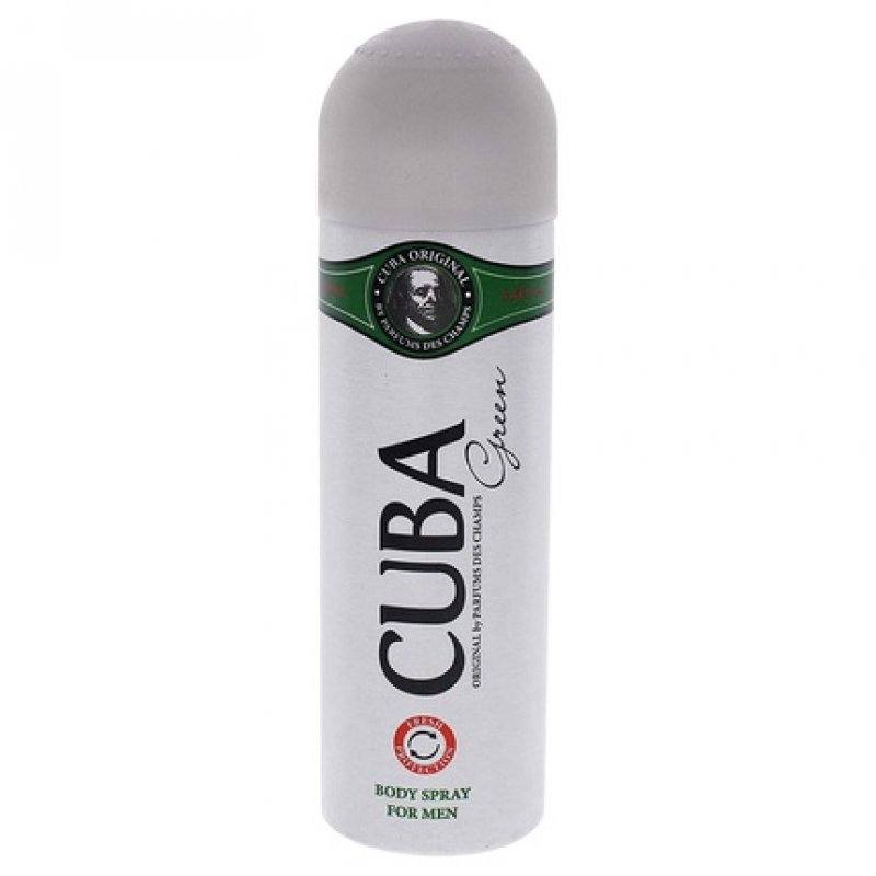 Cuba Original Cubagreen Deodorant Spray 200ml for Men