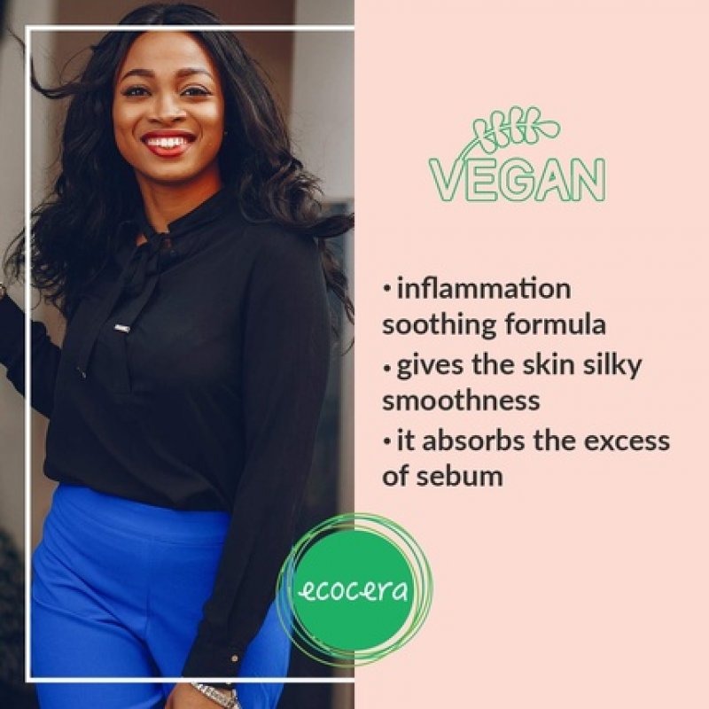 ECOCERA Rice Loose Powder for Oily and Combination Skin Hypoallergenic Translucent Light Powder