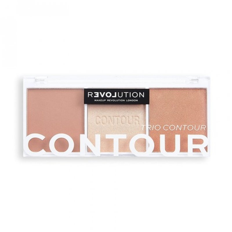 Revolution Relove Trio Contour Palette Baked Sugar