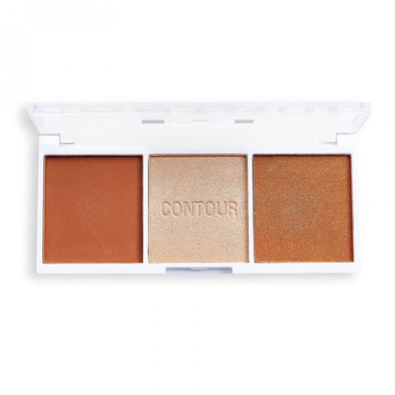 Revolution Relove Trio Contour Palette Baked Sugar