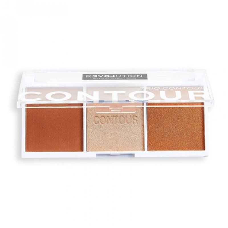 Revolution Relove Trio Contour Palette Baked Sugar