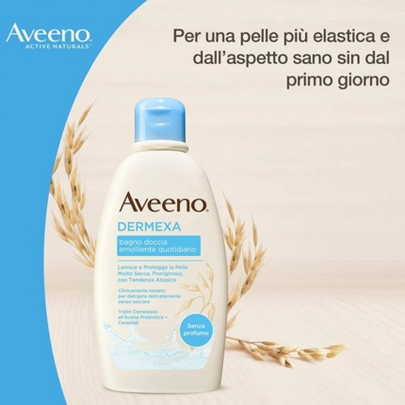 Aveeno Dermexa Emollient Daily Use Shower Gel for Dry Skin 300ml