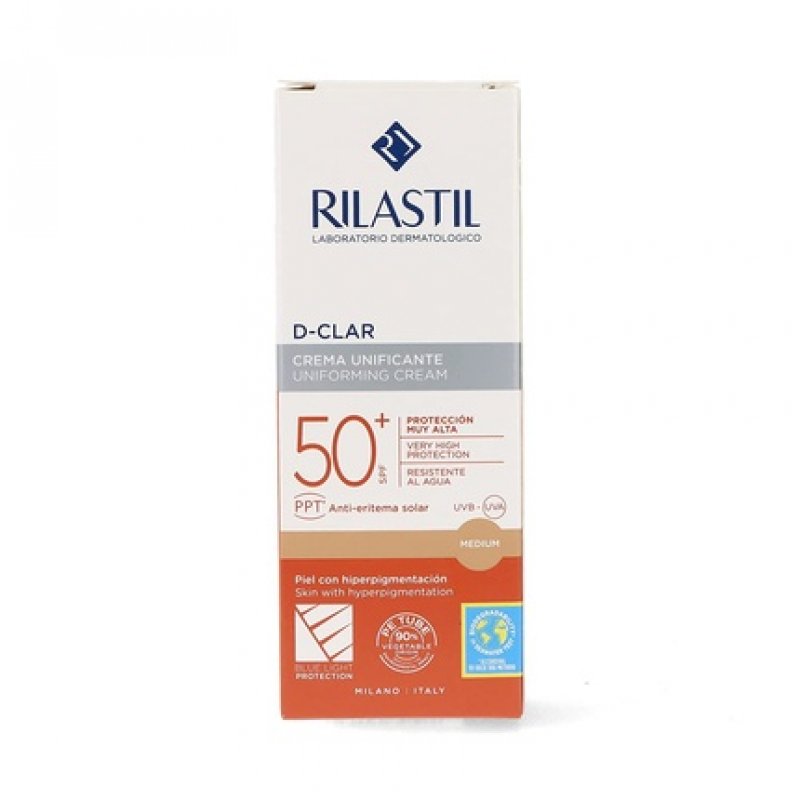 Rilastil Sun System D-Clar Uniforming Photoprotective Cream Medium SPF50 40ml