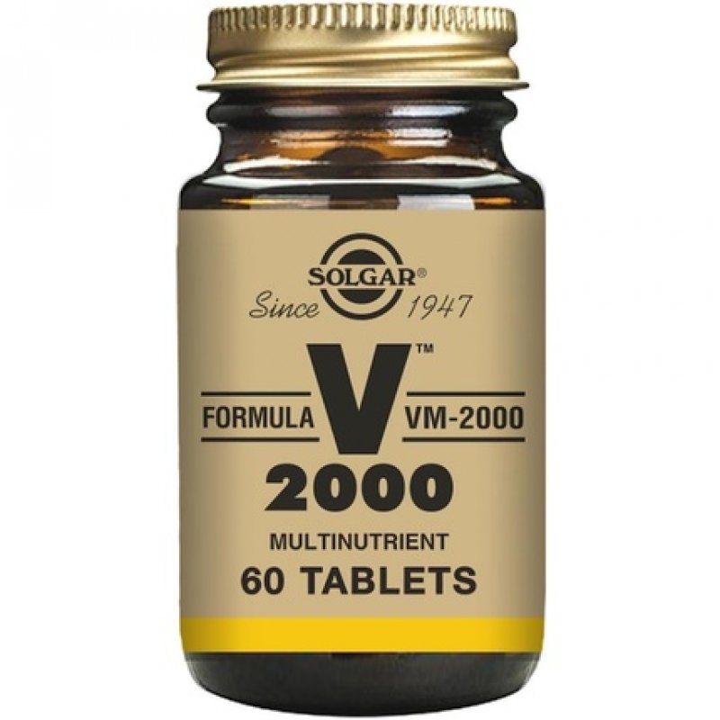 Solgar Formula VM-2000 Multivitamin Rich in Antioxidants 60 Tablets