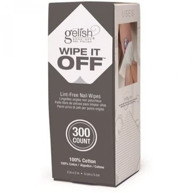 Gelish Non-Fuzzy Easy-Off Nail Polish Remover Wipes