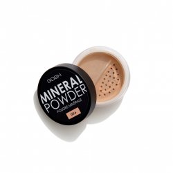 GOSH Mineral Powder Vegan Loose Fixing Powder with Minerals for All Skin Types Matte and Long-Lasting 006 Honey
