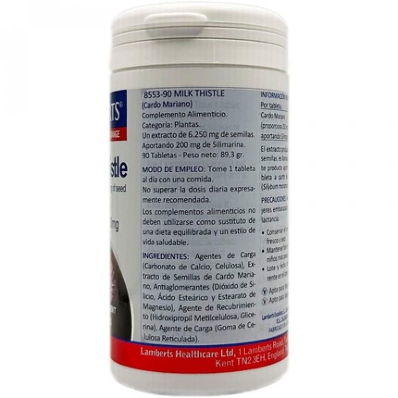 Lamberts Milk Thistle 8500mg 90 Tablets