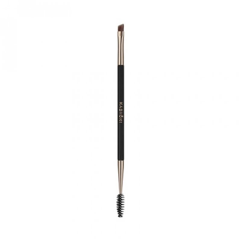 T4B Kashōki 412 Lash Brow Double-Sided Synthetic Makeup Brush for Eyebrows and Eyelashes with Taklon Bristles -