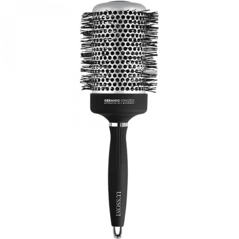 TB Tools for Beauty T4B Lussoni Professional Antistatic Styling Brush with Ribbed Bristles Black 65mm