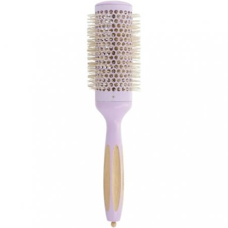 TB TOOLS FOR BEAUTY T4B ILU Bamboo Round Styling Hair Brush for Medium and Long Hair with Removable Tips Ceramic