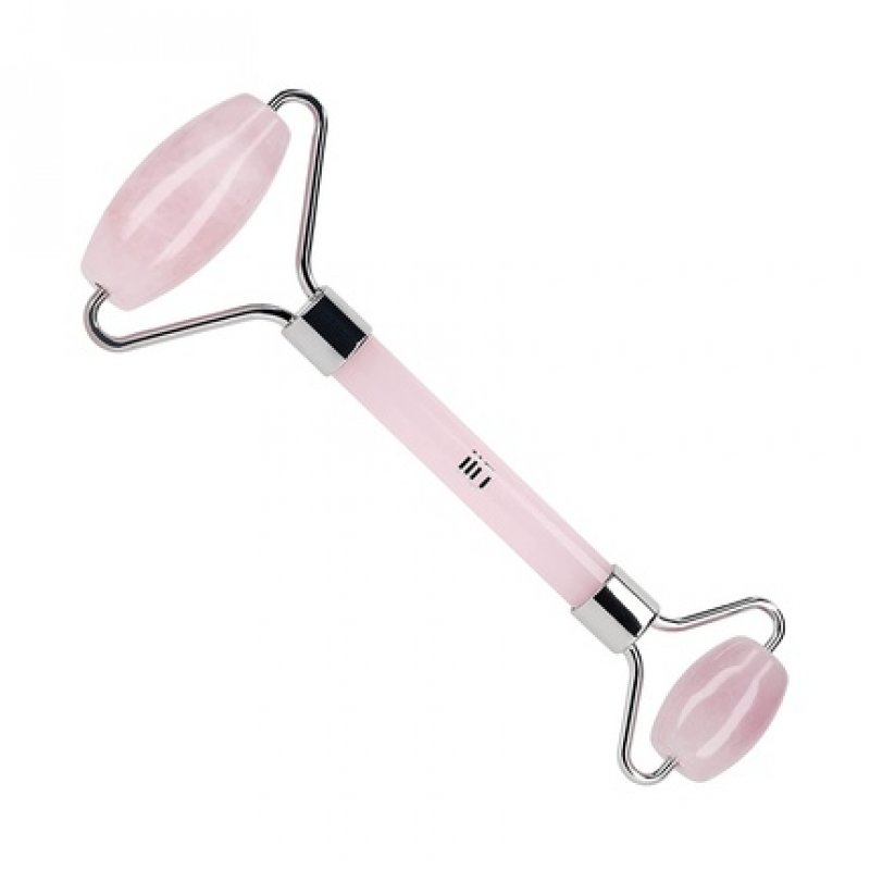 T4B ilu Rose Quartz Roller for Improving and Cleansing Skin, Reducing Appearance of Wrinkles and Improving Circulation