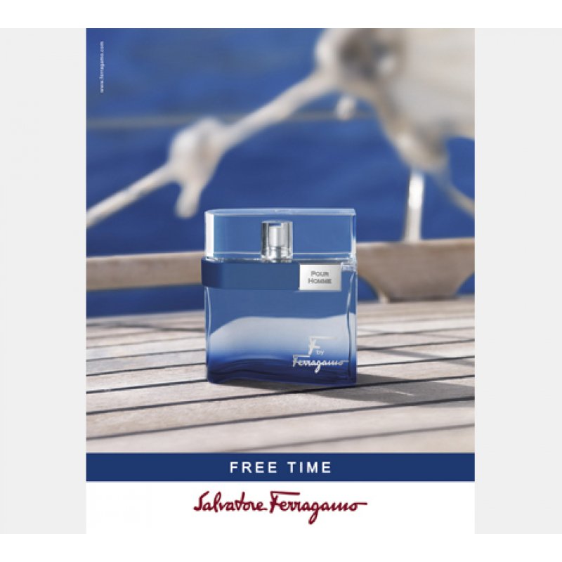 F by Ferragamo Free Time Eau De Toilette Spray 100ml Cedar 3.4 Ounce
