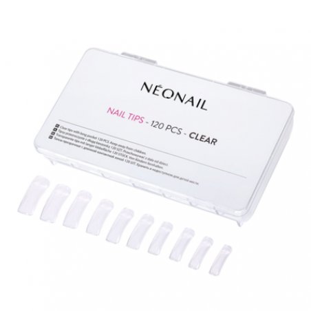 NeoNail Transparent Nail Tips with Long Bag