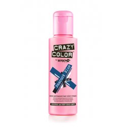 Crazy Colour Semi Permanent Hair Colour Cream 100ml Peacock Blue 45