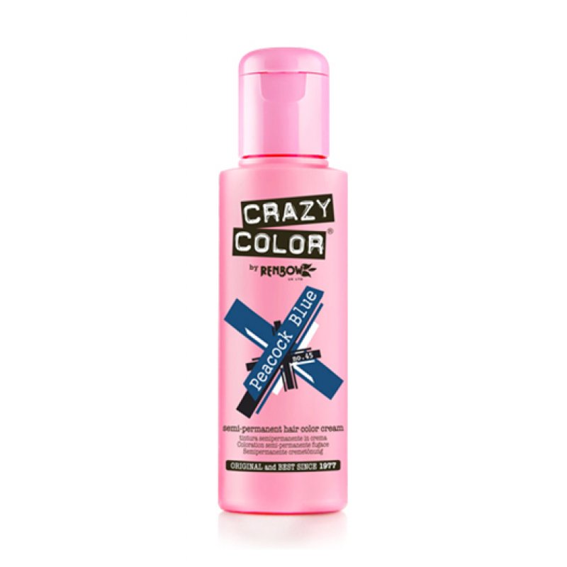 CRAZY COLOR Peacock Blue 100 ml