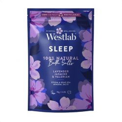 Westlab Sleep Epsom & Dead Sea Salts with Lavender Jasmine & Valerian 1kg