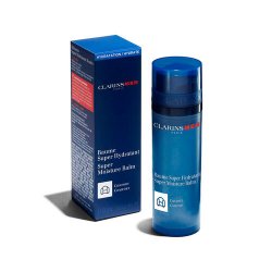 Clarins Men Super Moisture Balm crème hydratante pour le visage Hommes 50 ml Baume