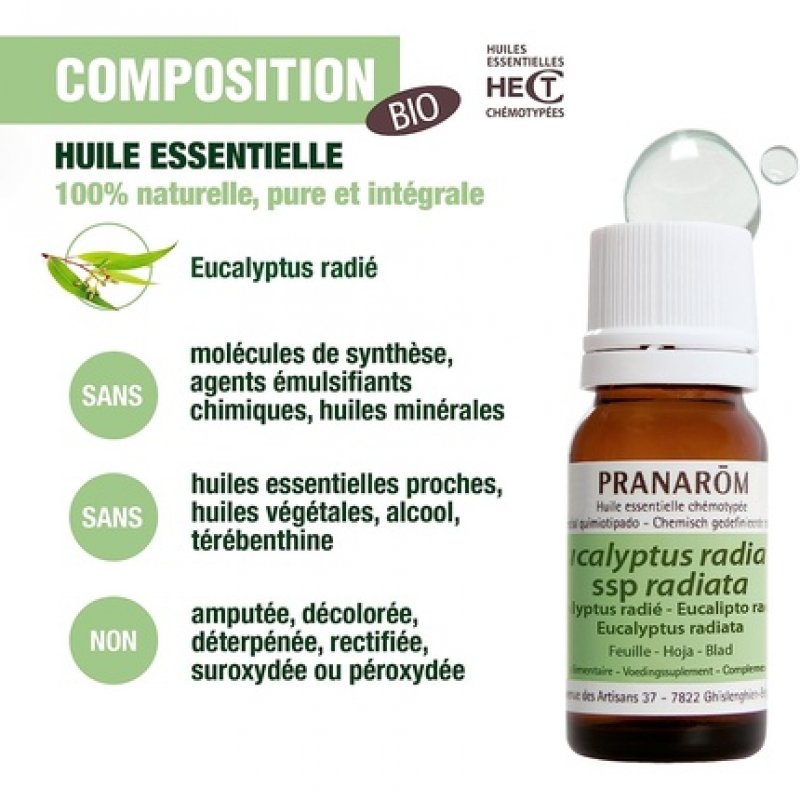 Pranarôm Eucalyptus Radiata Essential Oil 10ml