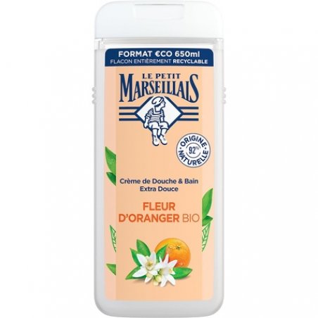 Le Petit Marseillais Extra Gentle Shower Cream Organic Orange Blossom 650ml