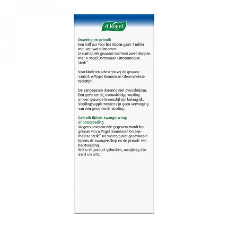 Ein Vogel Dormeasan Extra Strong Night Rest - 30 Tablets