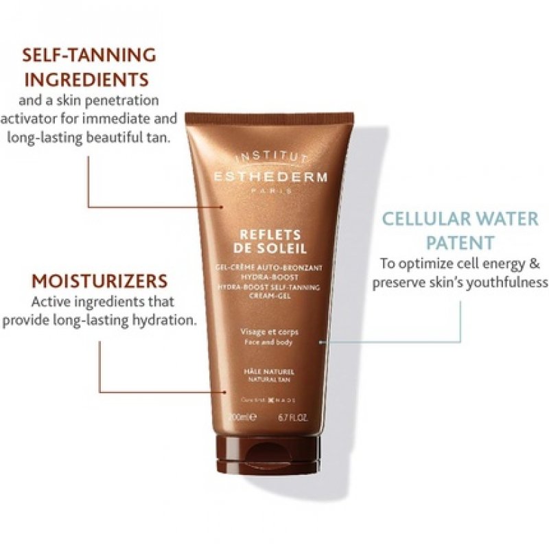 Institut Esthederm Hydra Boost Gradual Self-Tanning Moisturizing Gel Cream 200ml