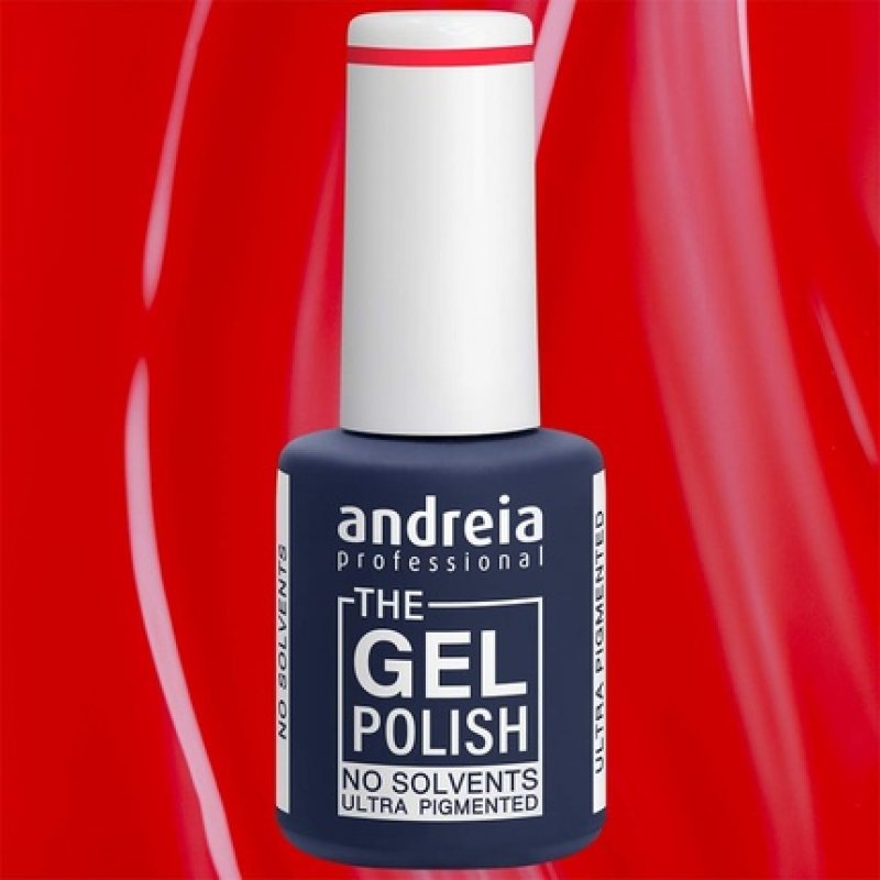 Andreia Professional The Gel Polish Solvent and Odor Free Gel Colour G15 Neon Red Shades of Pink