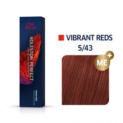 Wella Koleston Perfect Vibrant Reds 5/43 Brown Red-Gold 60ml