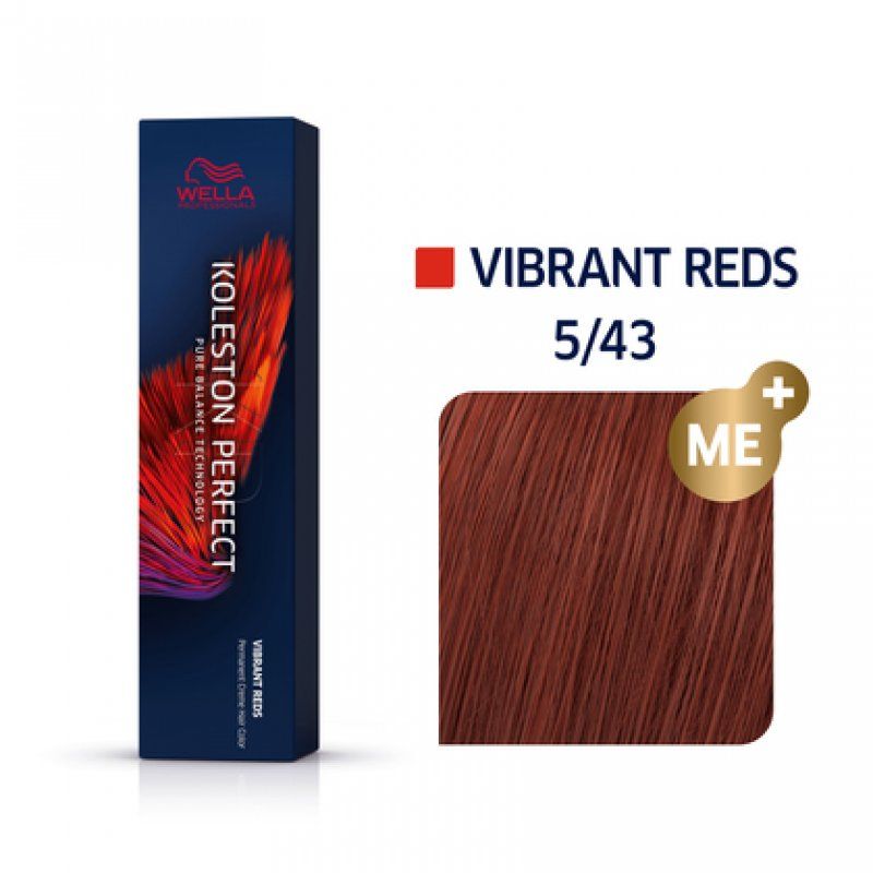 Wella Koleston Perfect Vibrant Reds 5/43 Brown Red-Gold 60ml