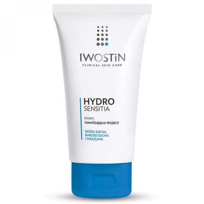 Iwostin Hydro Sensitia Moisturizing Soothing Cream for Face - Dry and Sensitive Skin 150ml